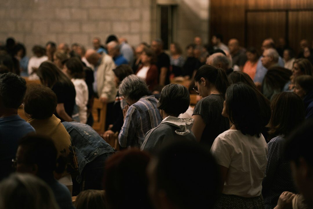 community gathering people talking