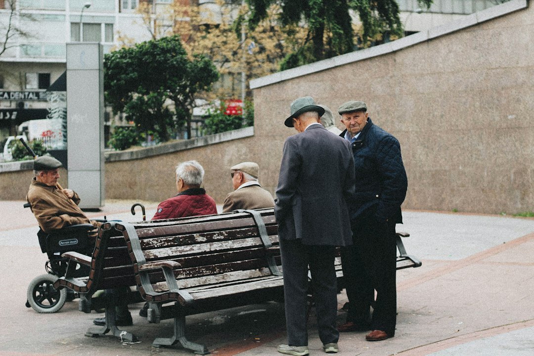group of elderly in community