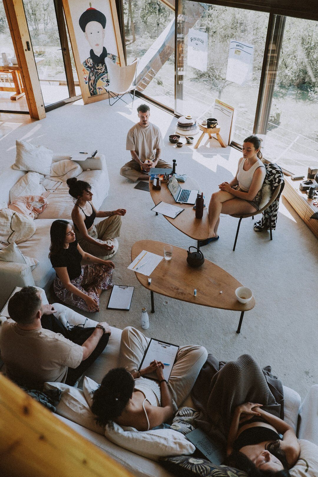 neighborhood people meeting