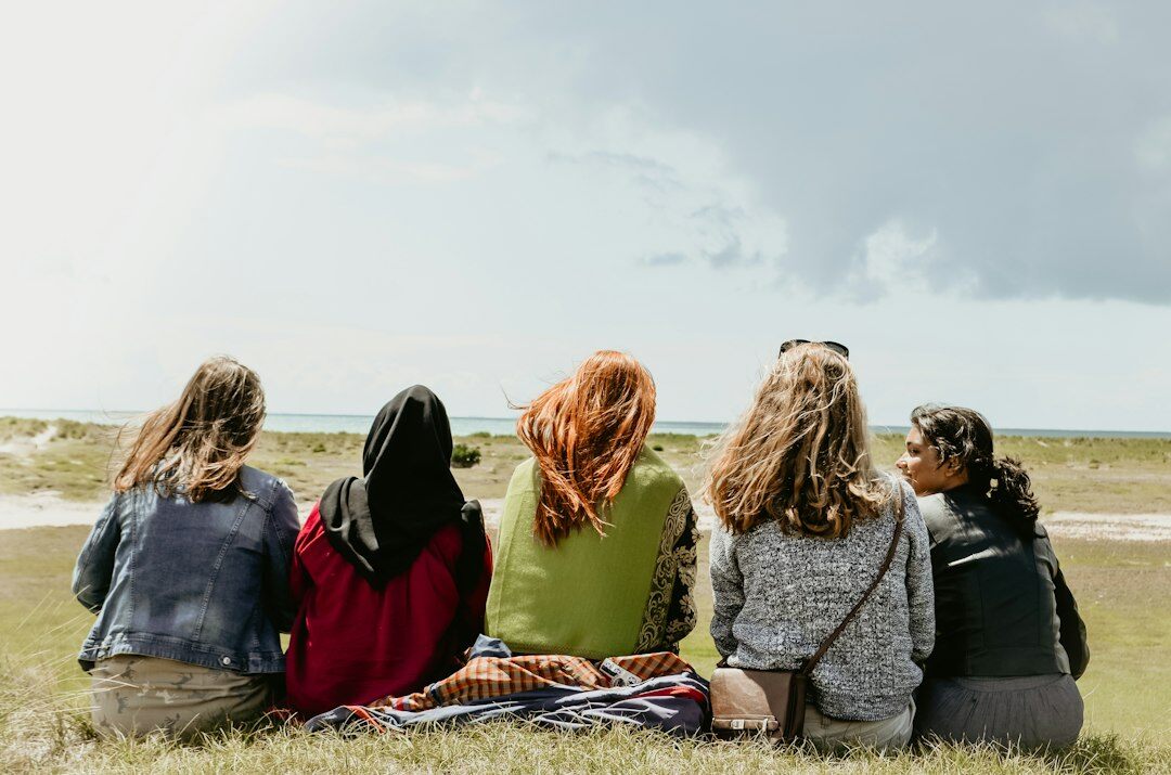 group of women talking
