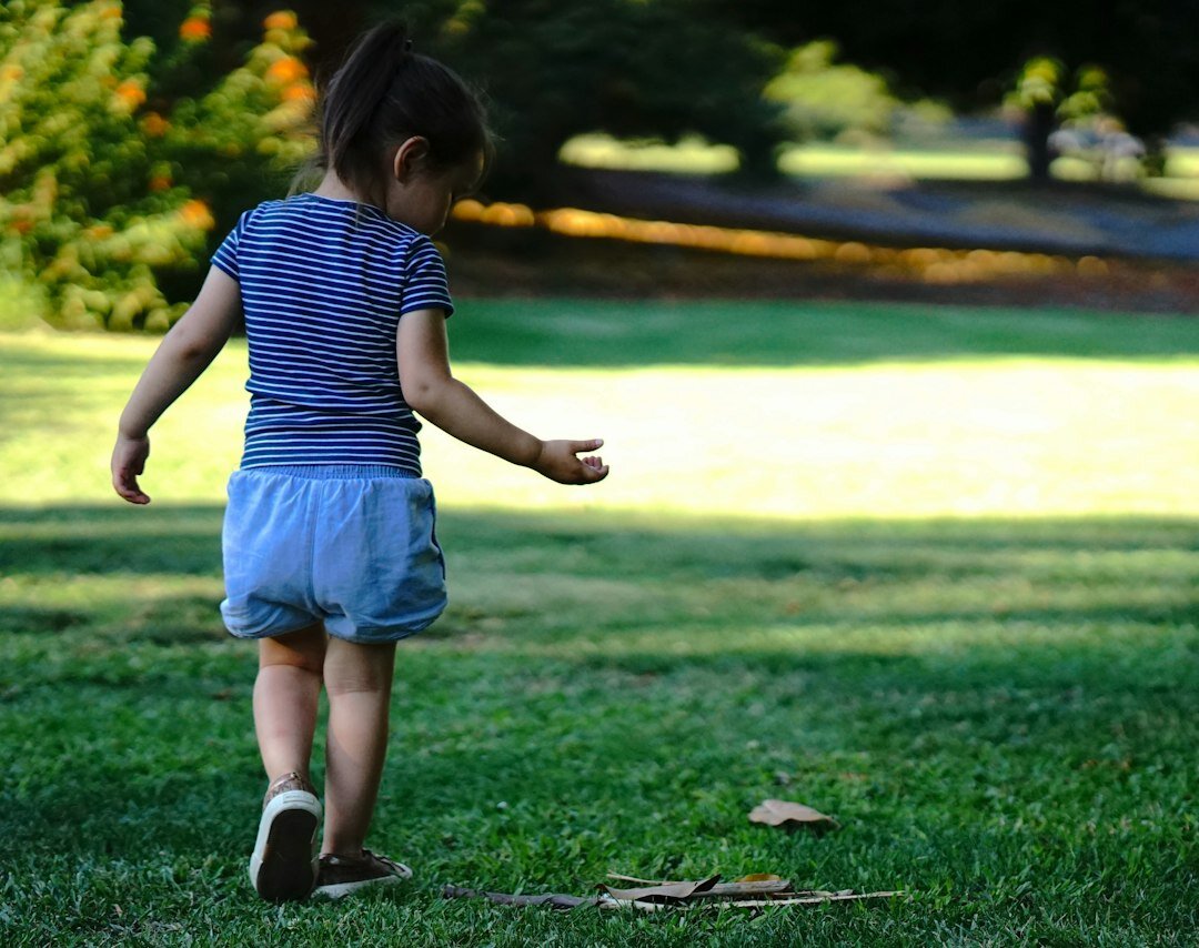 children playing outside